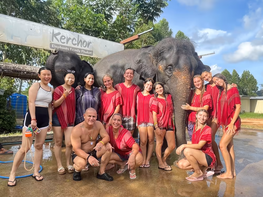 Elephant Feed & Shower at Kerchor Family - Image 8